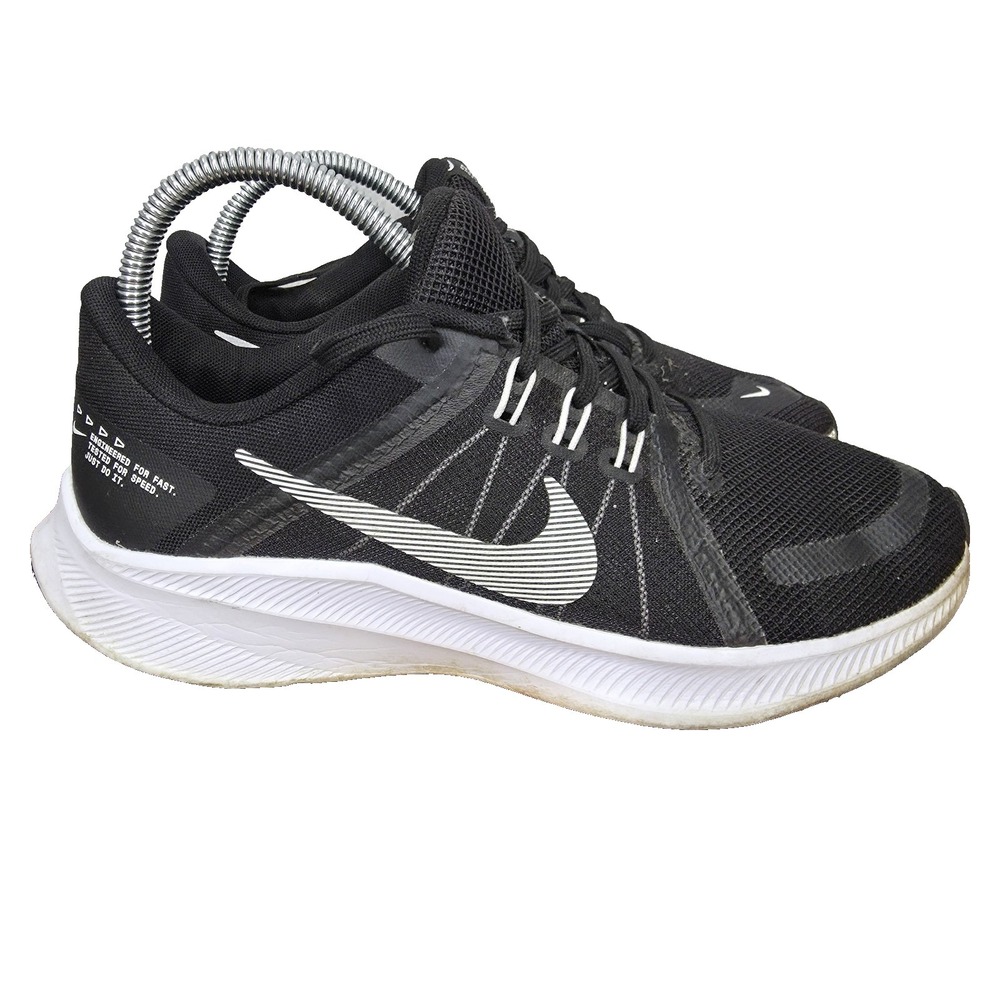 Nike Quest 4 Running Shoes Womens 8 Black Sneakers‎ Trainers DA1106-006